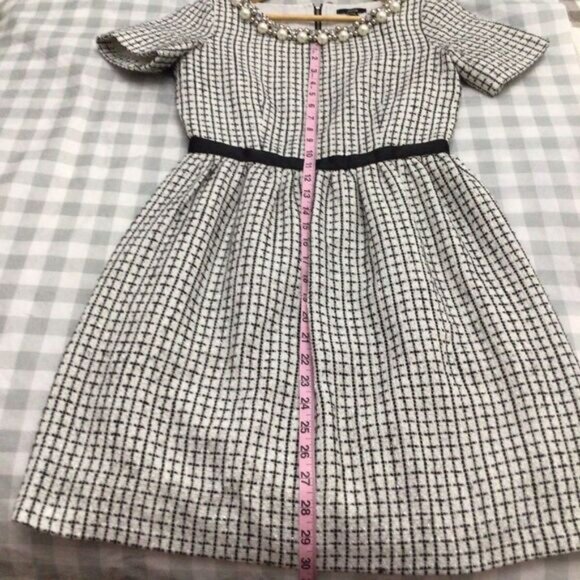 Jacob Dress Jewels Crystal Incrusted Embellishments White Silver Dress XS - Picture 13 of 14